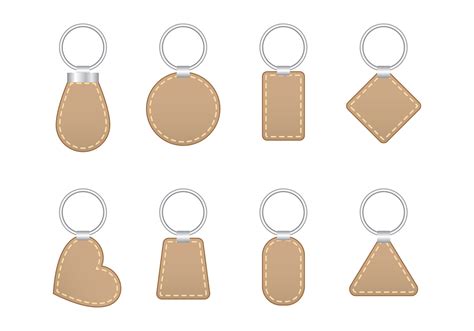 Leather Keychain Template Free